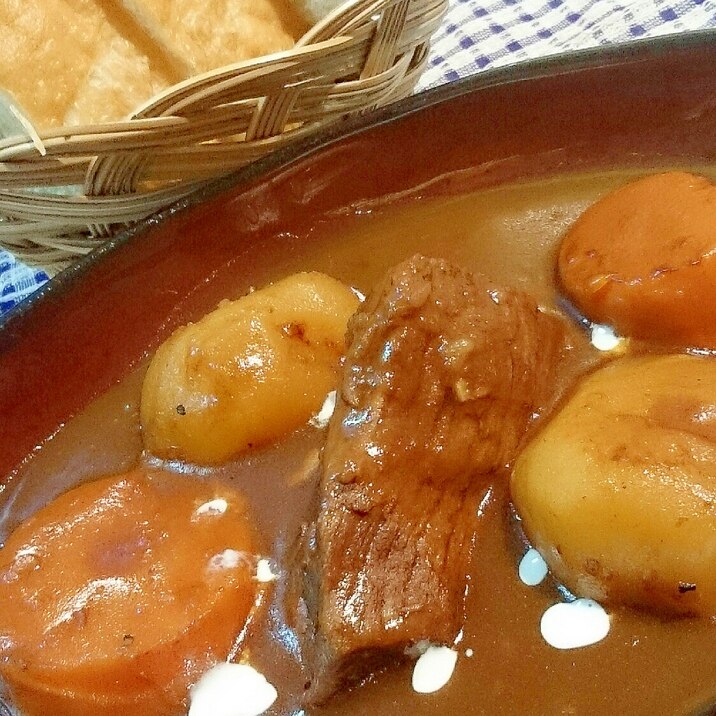 電気圧力鍋で◎柔らかビーフシチュー